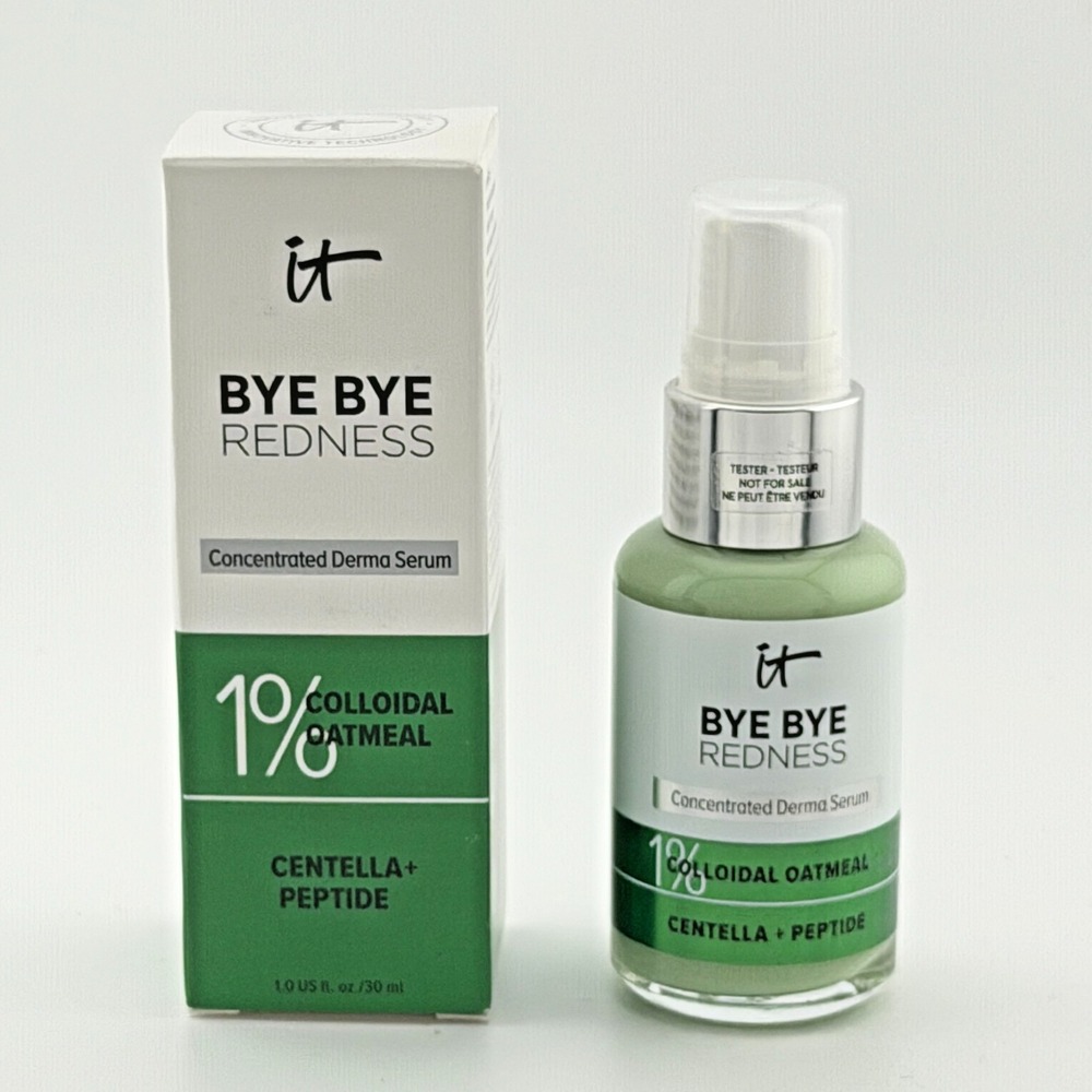 IT Cosmetics Bye Bye Redness‎ Concentrated Derma Serum 1% Colloidal Oatmeal 1oz